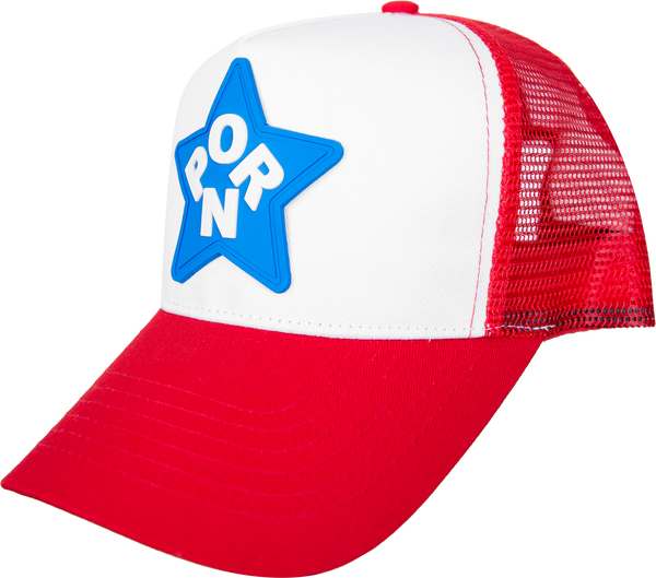PORN★ TRUCKER (RED  WHITE AND BLUE)
