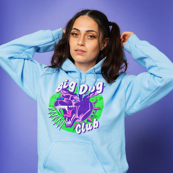 BIG DOG HOODIE (BLUE)